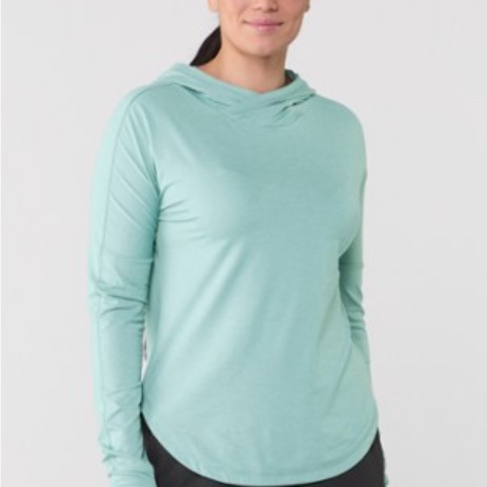 REI Women's Light Green Hoodie Sweatshirt
